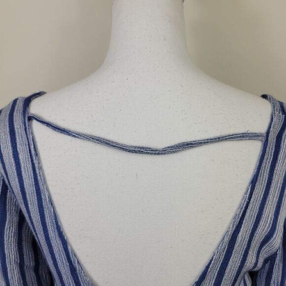 Anthro Drew Striped Blouse. Blue S#012 - Picture 9 of 15